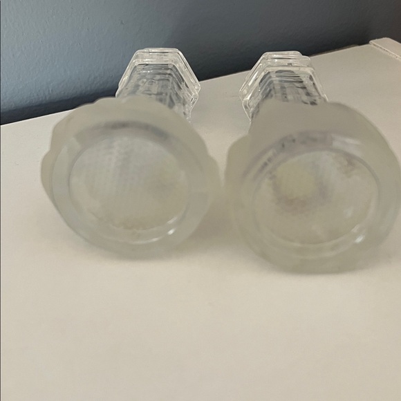 Lenox Clear Crystal Lighthouse Salt and Pepper Shakers - Picture 3 of 3